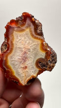 Load and play video in Gallery viewer, Polished Malawi Agate Half – High-Grade African Banded Agate Display Specimen
