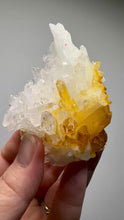 Load and play video in Gallery viewer, High Grade Golden Iron-Stained Himalayan Quartz Cluster | Rare Pakistan Mineral Specimen | Collector Display Crystal
