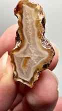 Load and play video in Gallery viewer, Polished Malawi Agate Half – High-Grade African Banded Agate Display Specimen
