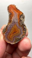 Load and play video in Gallery viewer, Polished Malawi Agate Half – High-Grade African Banded Agate Display Specimen
