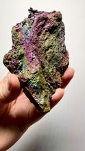 Load and play video in Gallery viewer, Iridescent Rainbow Turgite Mineral Specimen from Umklum Mountain, Thailand | Collector-Grade Rainbow Hematite Display Piece
