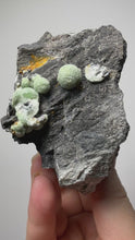 Load and play video in Gallery viewer, High-Grade Green Wavellite Collectors Specimen - Radiating Botryoidal Crystal Formation - Arkansas, USA

