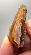 Load and play video in Gallery viewer, Polished Malawi Agate Half – High-Grade African Banded Agate Display Specimen
