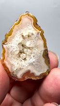 Load and play video in Gallery viewer, Polished Malawi Agate Half – High-Grade African Banded Agate Display Specimen

