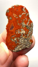 Load and play video in Gallery viewer, Polished Malawi Agate Half – High-Grade African Banded Agate Display Specimen

