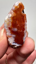 Load and play video in Gallery viewer, Polished Malawi Agate Half – African Banded Agate Display Specimen
