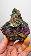 Load and play video in Gallery viewer, Iridescent Rainbow Turgite Mineral Specimen from Umklum Mountain, Thailand | Collector-Grade Rainbow Hematite Display Piece
