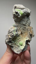 Load and play video in Gallery viewer, High-Grade Green Wavellite Collectors Specimen - Radiating Botryoidal Crystal Formation - Arkansas, USA
