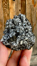 Load and play video in Gallery viewer, Druzy Black Apophyllite + White Stilbite • Maharashtra, India
