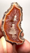 Load and play video in Gallery viewer, Polished Malawi Agate Half – High-Grade African Banded Agate Display Specimen
