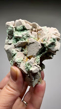 Load and play video in Gallery viewer, High-Grade Green Wavellite Collectors Specimen - Radiating Botryoidal Crystal Formation - Arkansas, USA
