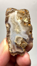 Load and play video in Gallery viewer, Polished Malawi Agate Half – High-Grade African Banded Agate Display Specimen
