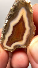 Load and play video in Gallery viewer, Polished Malawi Agate Half – High-Grade African Banded Agate Display Specimen
