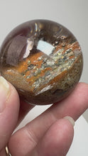 Load and play video in Gallery viewer, Garden Quartz Golden Rutile and/or Cubic Golden Pyrite Sphere • High Grade • RARE
