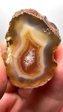 Load and play video in Gallery viewer, Polished Malawi Agate Half – High-Grade African Banded Agate Display Specimen
