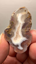Load and play video in Gallery viewer, Polished Malawi Agate Half – High-Grade African Banded Agate Display Specimen
