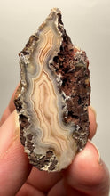 Load and play video in Gallery viewer, Polished Malawi Agate Half – High-Grade African Banded Agate Display Specimen

