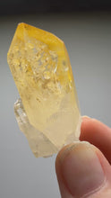 Load and play video in Gallery viewer, High Grade Golden Iron-Stained Himalayan Quartz Cluster | Rare Pakistan Mineral Specimen | Collector Display Crystal

