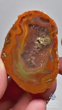 Load and play video in Gallery viewer, RARE High-Grade Rainbow Sumatra Agate • Polished Indonesian Agate • Collectors
