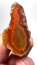 Load and play video in Gallery viewer, Polished Malawi Agate Half – High-Grade African Banded Agate Display Specimen
