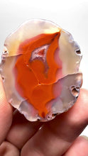 Load and play video in Gallery viewer, Polished Malawi Agate Half – High-Grade African Banded Agate Display Specimen
