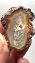 Load and play video in Gallery viewer, Polished Malawi Agate Half – High-Grade African Banded Agate Display Specimen
