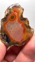 Load and play video in Gallery viewer, Polished Malawi Agate Half – High-Grade African Banded Agate Display Specimen
