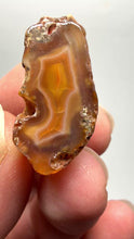 Load and play video in Gallery viewer, Lot of 9 Small Malawi Agate Halves – Polished Rare Colorful Collector Specimens
