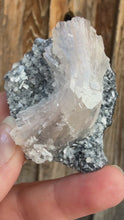 Load and play video in Gallery viewer, Pink Gem Heulandite on Clear Apophyllite and Clear Heulandite • Maharashtra, India
