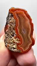Load and play video in Gallery viewer, Polished Malawi Agate Half – High-Grade African Banded Agate Display Specimen
