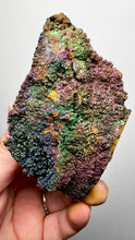 Load and play video in Gallery viewer, Iridescent Rainbow Turgite Mineral Specimen from Umklum Mountain, Thailand | Collector-Grade Rainbow Hematite Display Piece
