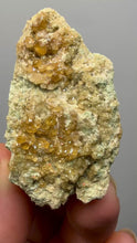 Load and play video in Gallery viewer, Hessonite Garnet Cluster on Matrix – Natural Collector Specimen from Pakistan | High-Grade Orange-Red Garnet Crystals
