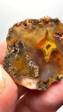 Load and play video in Gallery viewer, Lot of 4 Small Malawi Agate Halves – Polished Rare Colorful Collector Specimens

