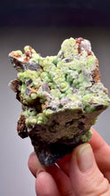 Load and play video in Gallery viewer, High-Grade Green Wavellite Collectors Specimen - Radiating Botryoidal Crystal Formation - Arkansas, USA

