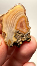 Load and play video in Gallery viewer, Polished Malawi Agate Half – High-Grade African Banded Agate Display Specimen
