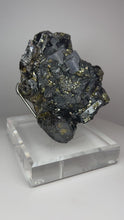 Load and play video in Gallery viewer, Cubic Galena, Sphalerite-Marmatite &amp; Octahedral Golden Chalcopyrite from Bulgaria • Rare High Grade • Mineral Collector’s Specimen Showpiece
