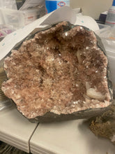 Load image into Gallery viewer, FINE MINERAL | Pink Gemmy Huelandite and Stilbite Cluster | India
